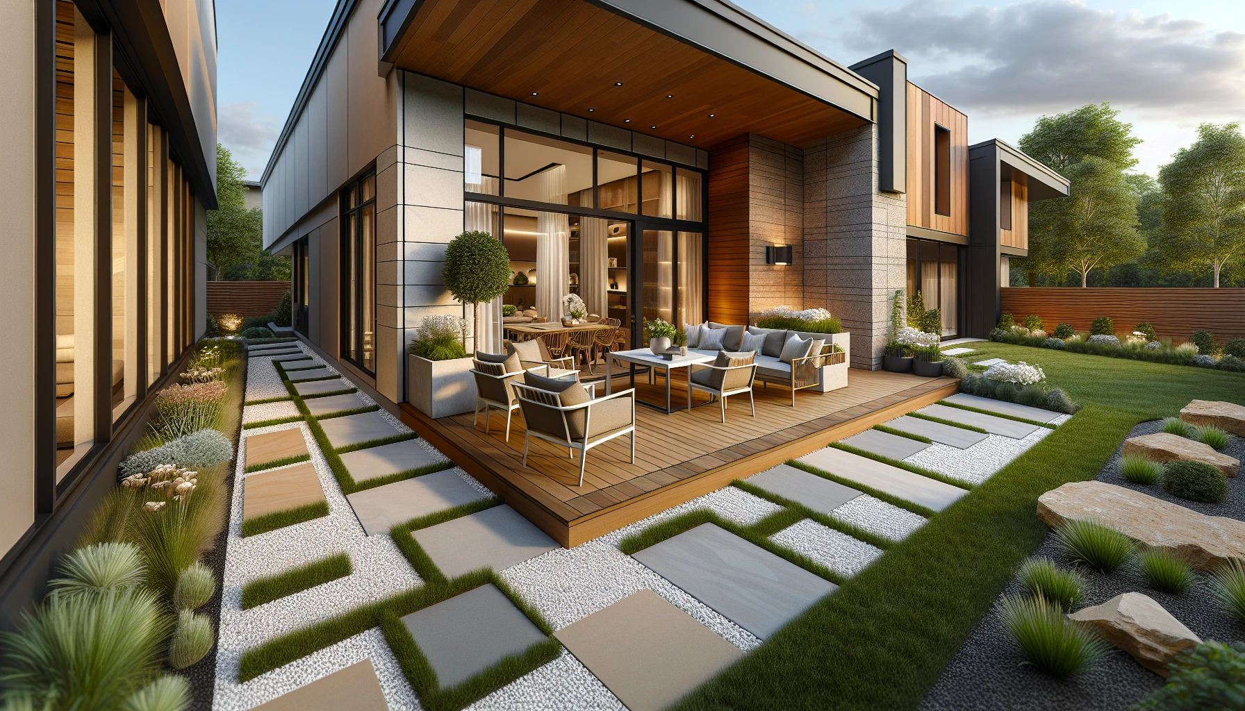 Mixed Material Flooring