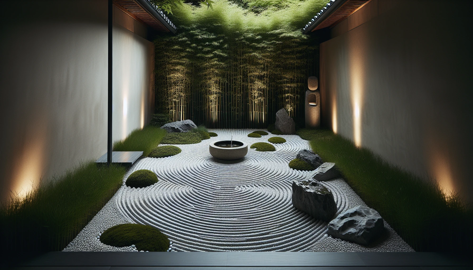 Decorative Side Yard Landscaping Ideas-Zen Meditation Side Yard