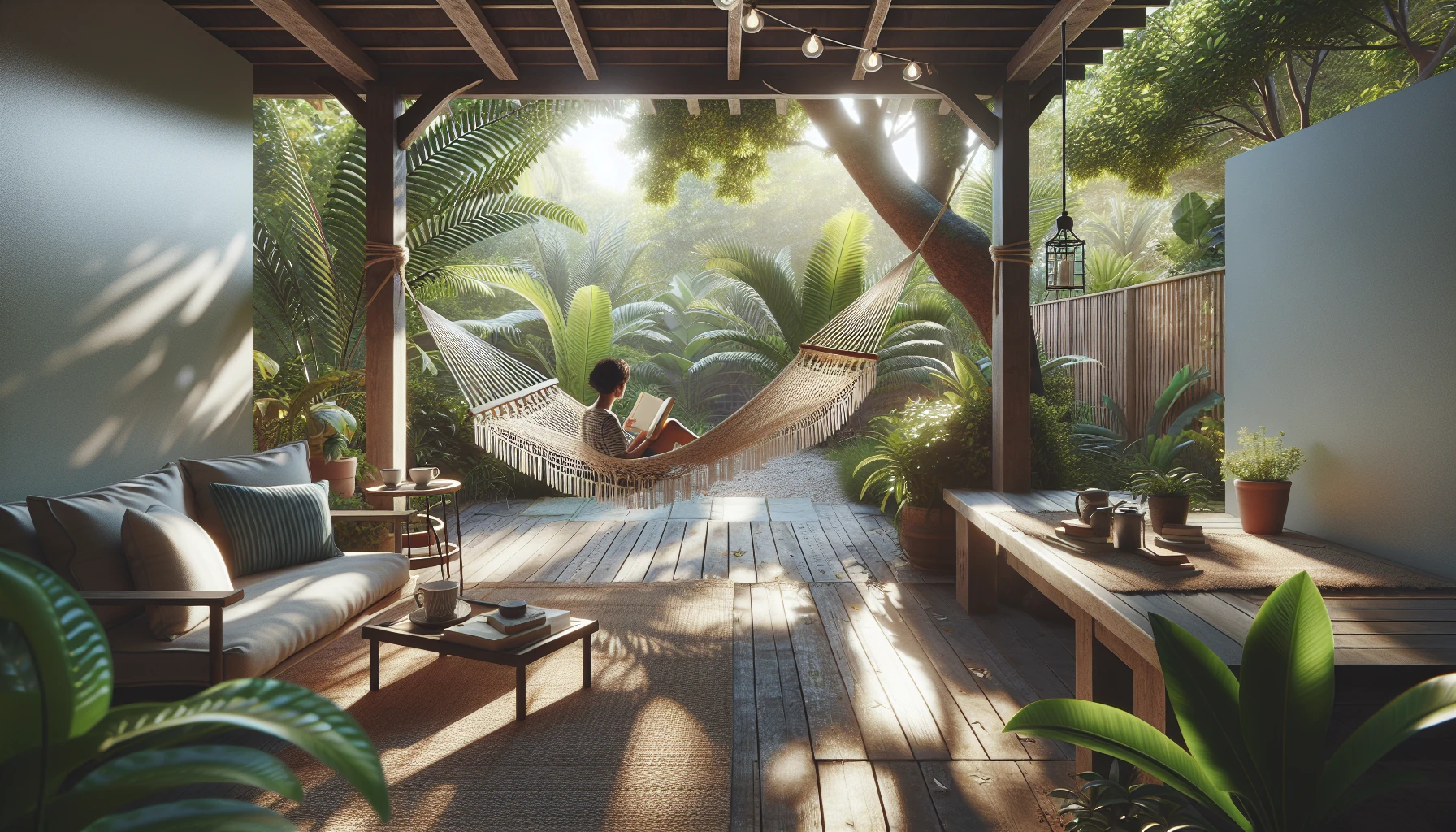 Hanging Hammock Retreat