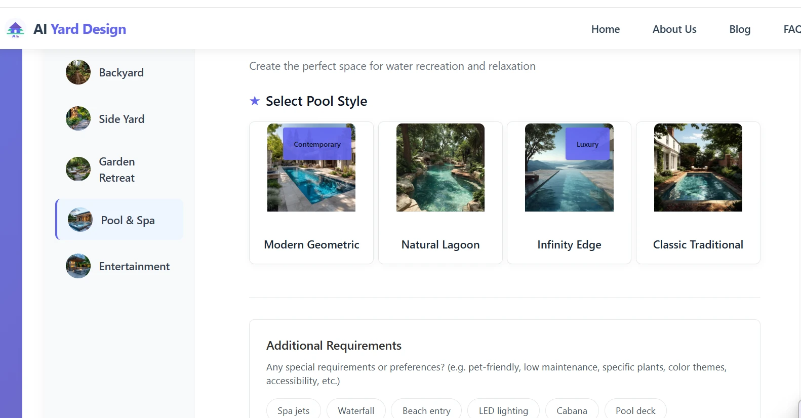 AI Pool & Spa Design