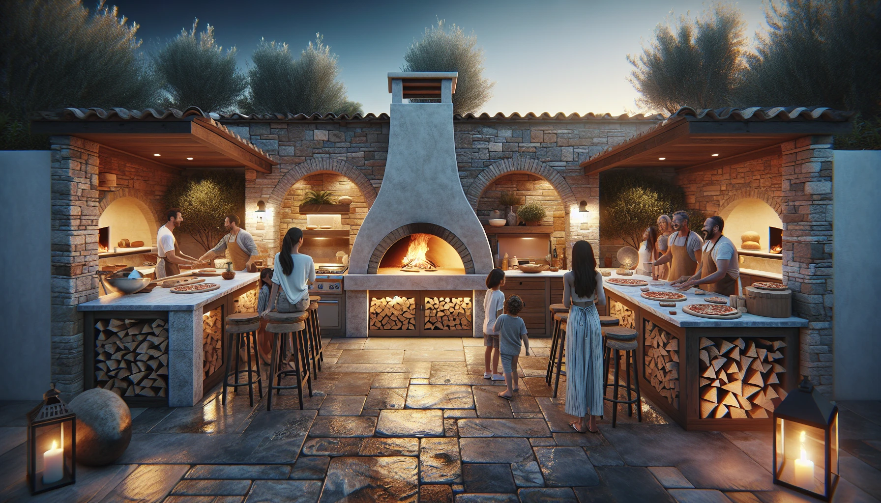 Pizza Oven Entertainment Hub