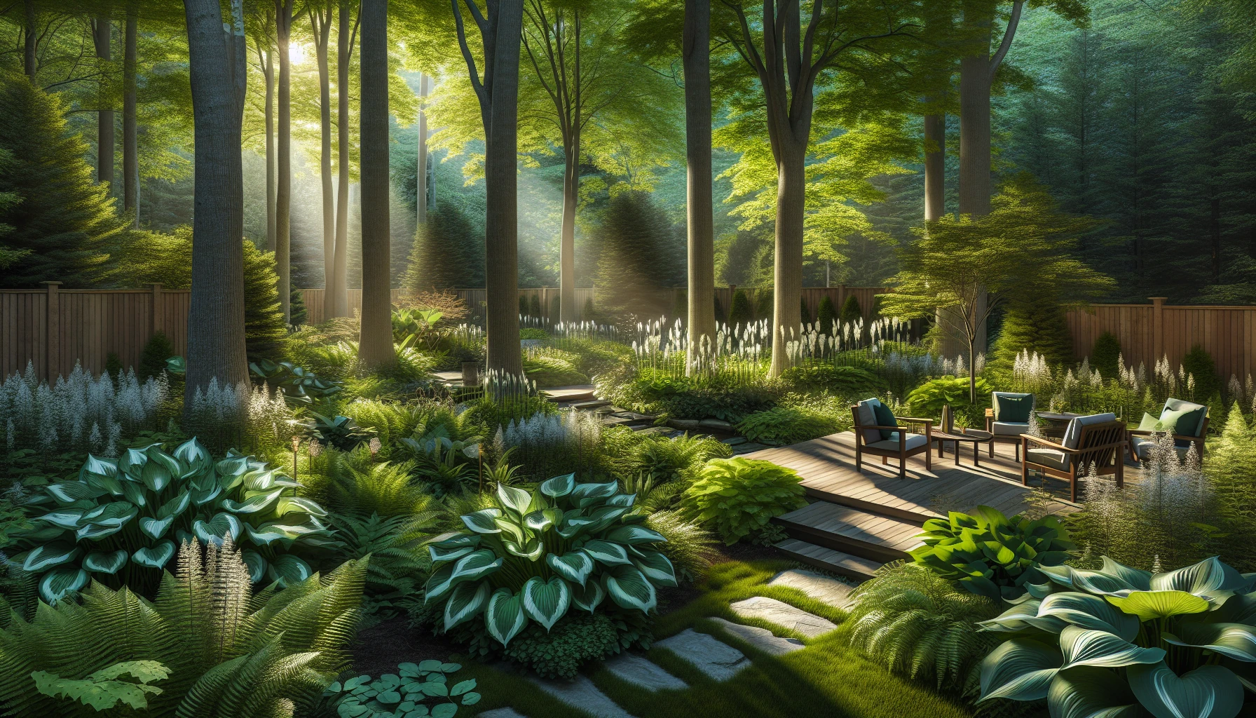 Plant Combinations and Garden Backyard landscaping-Shade Garden Solutions