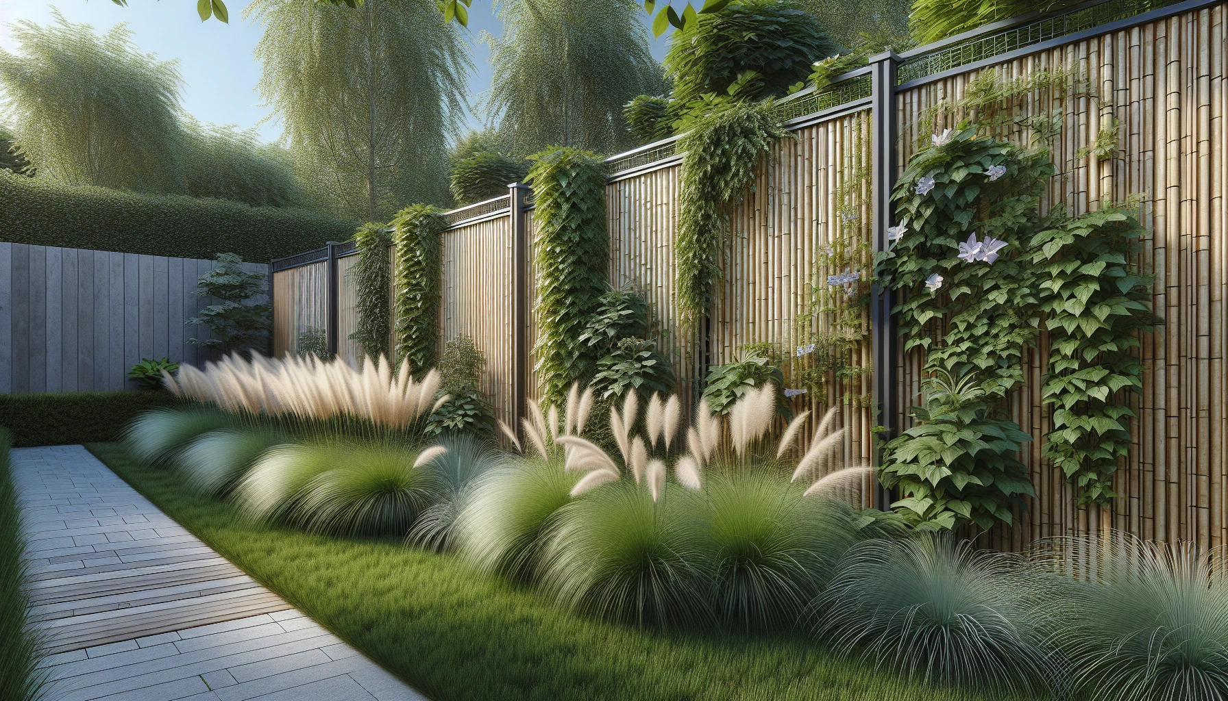 Functional Side Yard Landscaping Ideas-Privacy Screen Side Yard Solution