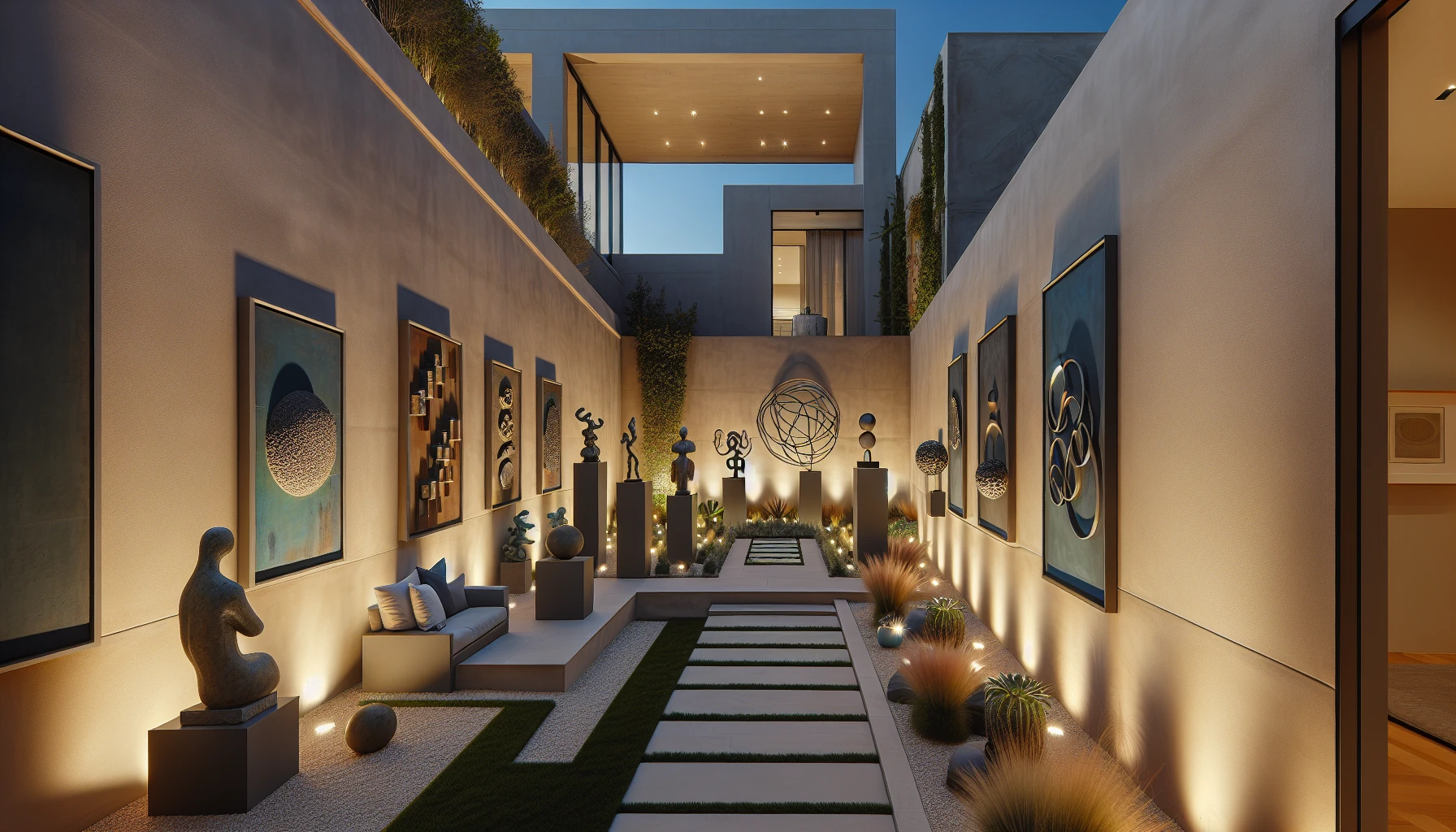 Decorative Side Yard Landscaping Ideas-Side Yard Art Gallery
