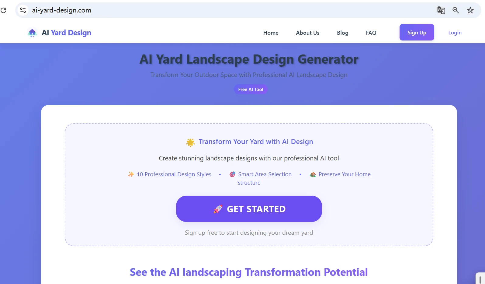ai landscape design tool
