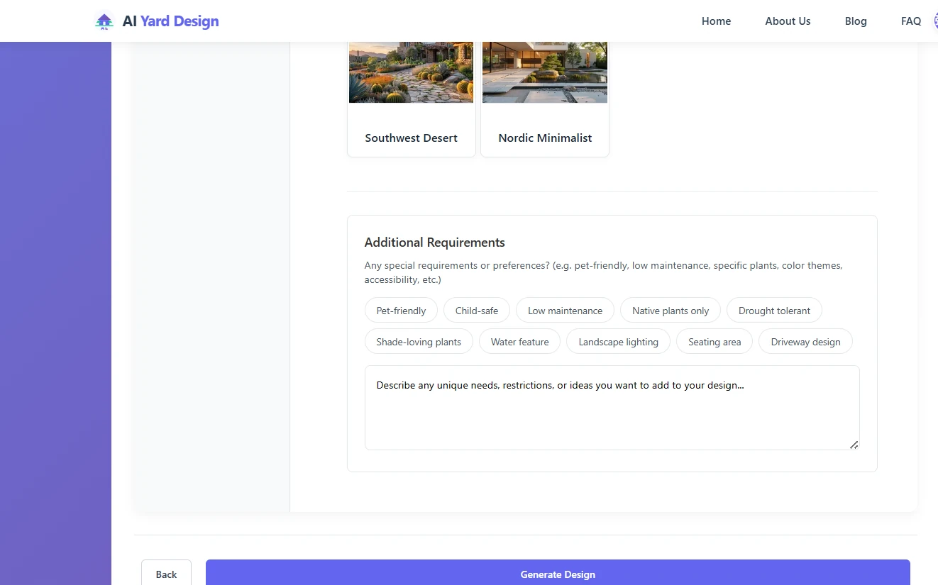 Choose Design Style and Function