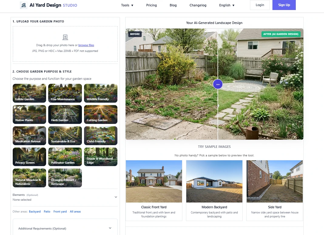 How to Use AI for Landscape Design - garden retreat options